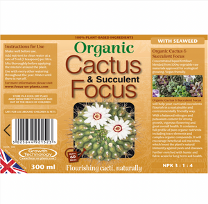 Organic Cactus & Succulent Feed 300ml