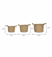 Load image into Gallery viewer, Natural Woven Basket Plant Pots
