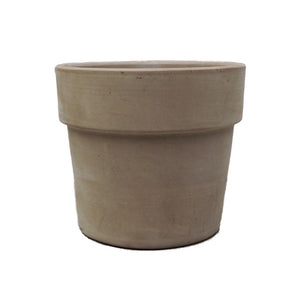 Grey Terracotta Indoor Pot With No Drainage Hole