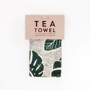 Monstera Leaf Tea Towel
