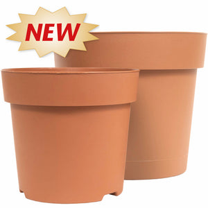 100% Recycled Plastic Plant Pots & Saucers