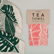 Load image into Gallery viewer, Monstera Leaf Tea Towel
