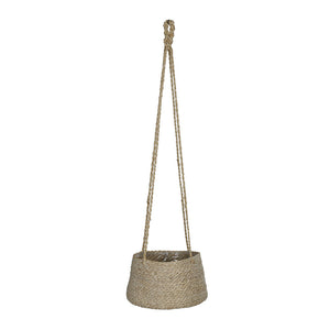 Large Tapered Hanging Plant Pot In Jute